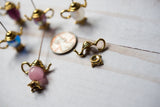 3D Teapot Bead Caps Antique Gold Tea Infuser Charms 00EVE490