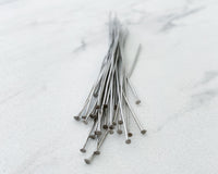 304 Stainless Steel Head Pins 3" Long Headpins Bulk 200 or 50 Pieces Stainless Jewelry Findings Corrosion and Oxidation Resistant 0EVE1389