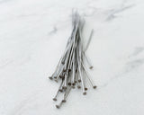 304 Stainless Steel Head Pins 3" Long Headpins Bulk 200 or 50 Pieces Stainless Jewelry Findings Corrosion and Oxidation Resistant 0EVE1389