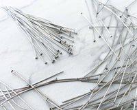 304 Stainless Steel Head Pins 3" Long Headpins Bulk 200 or 50 Pieces Stainless Jewelry Findings Corrosion and Oxidation Resistant 0EVE1389