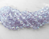 8mm Druk Bead Light Purple AB Alexandrite Smooth Round Glass 0EVE2750